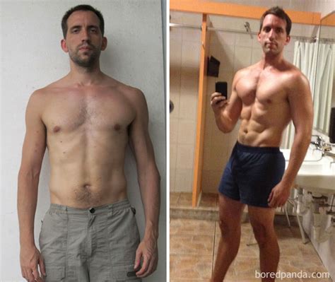 97 Unbelievable Before & After Fitness Transformations Show How Long It Took People To Get In ...