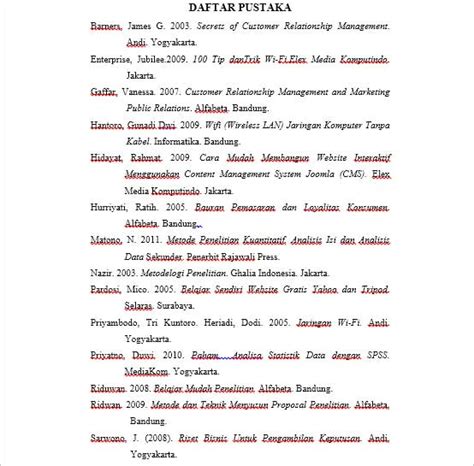 Contoh Penulisan Daftar Pustaka Skripsi Teknik Informatika Mas Abas - Riset