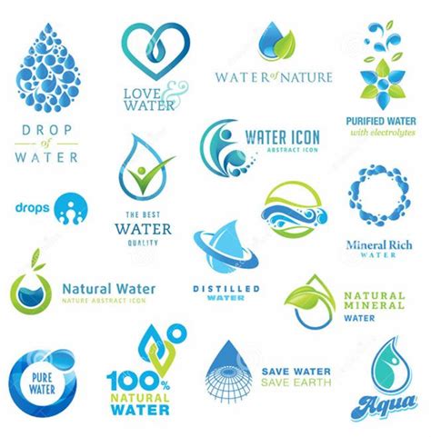 Water clipart | Water logo, Logo design water, Water icon