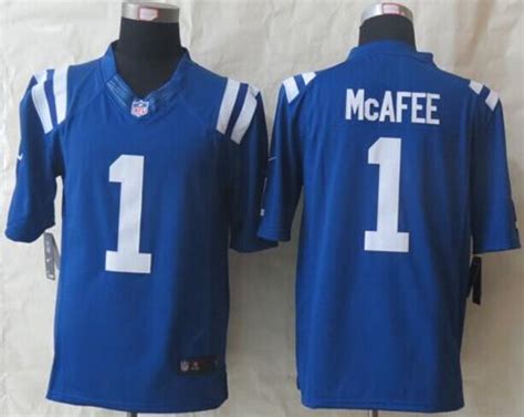 Nike Colts #1 Pat McAfee Royal Blue Team Color Men’s Stitched NFL Limited Jersey ...