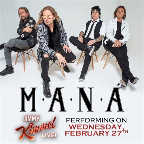 Maná on Twitter: "Esta noche estaremos en el show de @jimmykimmellive presentando el “Rayando el ...