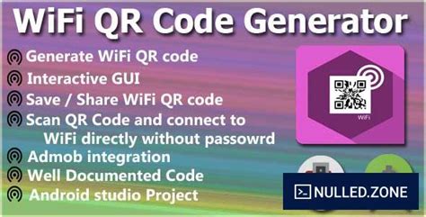 WiFi QR Code Generator & Scanner +Android Studio +AdMob