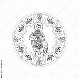 Alexander Nevsky Name English Sky Round Dome With 4 Apostles And  sketch template