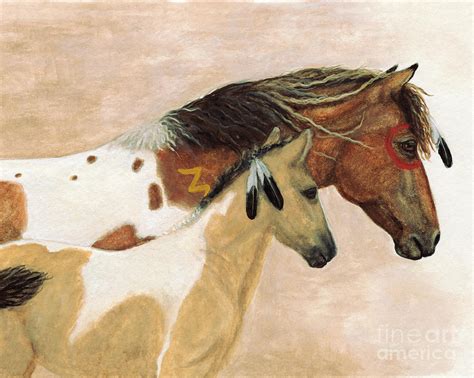 Majestic Horses Mare Foal Painting by AmyLyn Bihrle