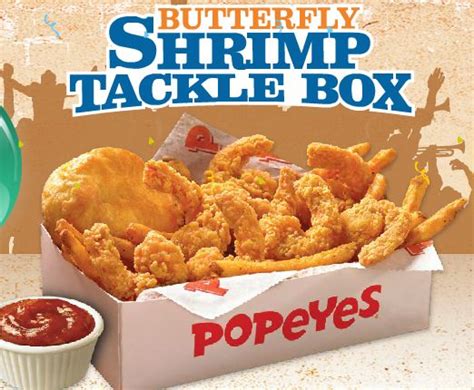 Popeyes Butterfly Shrimp Tackle Box #popeyes #tacklebox