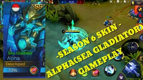 FIRST EVER ALPHA SEA GLADIATOR GAMEPLAY (Mobile Legends) - YouTube