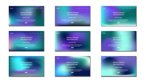 Set of Sign Up and Sign In forms. Colorful gradient. gradient uiux ...