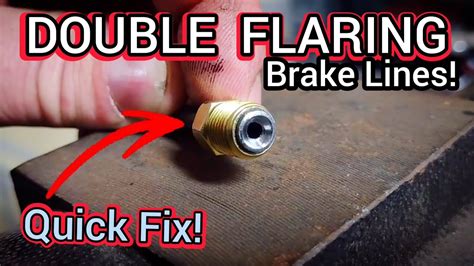 How To Double Flare Brake Lines - Easy & Inexpensive DIY Repair! - YouTube