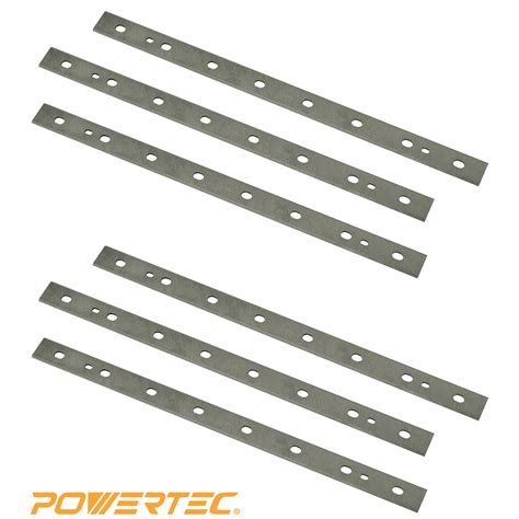 Powertec 128000DD HSS Planer Blades for DeWalt 13-Inch Planer DW735, 2PK