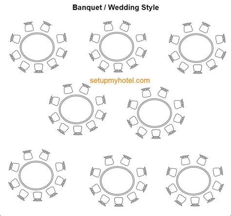 Banquet Table Layout Design