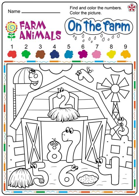 Free Printable Farm Animal Worksheets for Preschoolers | TeachersMag ...