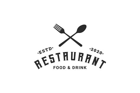 Modern Restaurant Logo Design Template Graphic by syaefulans · Creative Fabrica