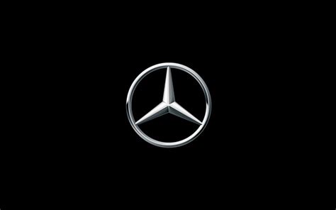 Herunterladen hintergrundbild mercedes-benz logo, schwarzer hintergrund, mercedes-emblem ...