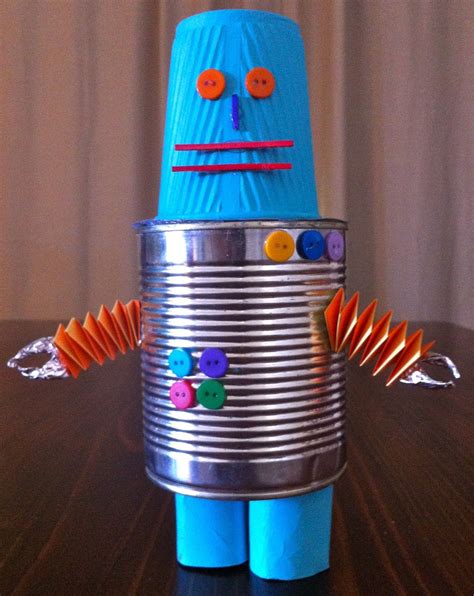 The Robot Book by Heather Brown | Recycled robot, Robot craft, Diy robot