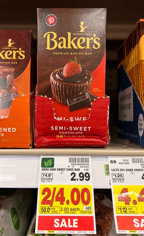 Baker's Chocolate ONLY $1.00! - Kroger Krazy