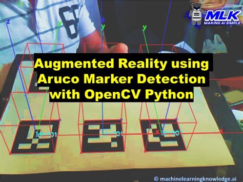 Augmented Reality using Aruco Marker Detection with Python OpenCV - MLK ...