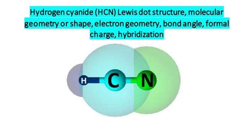 HCN Lewis structure, molecular geometry or shape, electron geometry ...