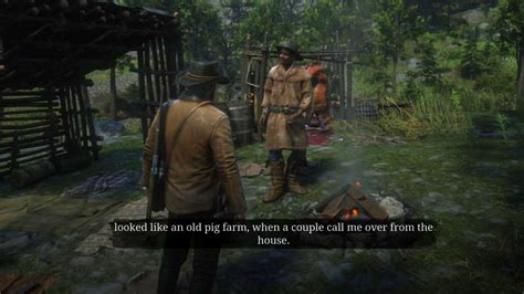 RDR2 - Friendly NPC (Pig Farm Story) - YouTube