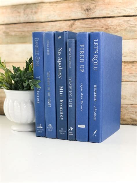 Blue Books by Color | Book decor, Blue books, Decorating coffee tables