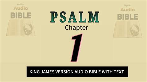 PSALM 1| Kjv bible audio with Text - YouTube