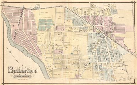 Rutherford, Union Township.: Geographicus Rare Antique Maps