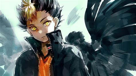 1360x768 Resolution Yu Nishinoya FanArt Haikyuu Desktop Laptop HD ...