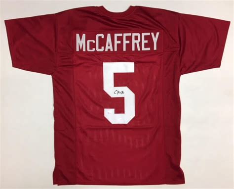 Christian McCaffrey Signed Stanford Cardinal Jersey (JSA COA ...