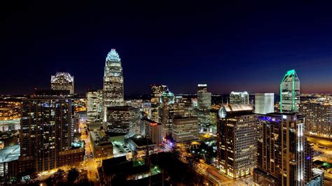 Charlotte Skyline Wallpapers - Top Free Charlotte Skyline Backgrounds - WallpaperAccess