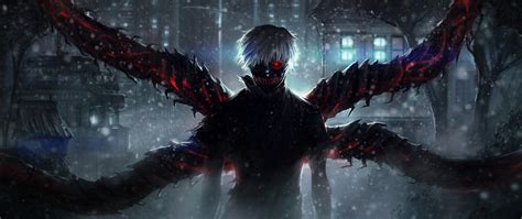 2560x1080 Resolution Ken Kaneki Wings 2560x1080 Resolution Wallpaper - Wallpapers Den | Tokyo ...