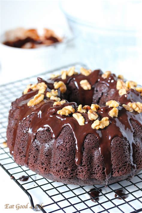 Triple chocolate bundt cake