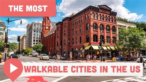 The Most Walkable Cities in the US - YouTube