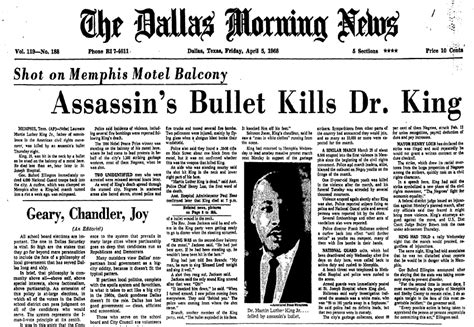 46th Anniversary of Dr. Martin Luther King Jr.’s Assassination