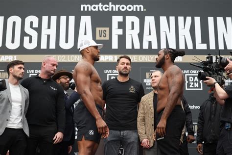 Photos: Anthony Joshua, Jermaine Franklin - Ready For Heavyweight ...