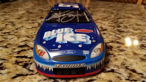 Kurt Busch Autographed 2003 Sharpie Blue Ice Team Caliber Owners ...