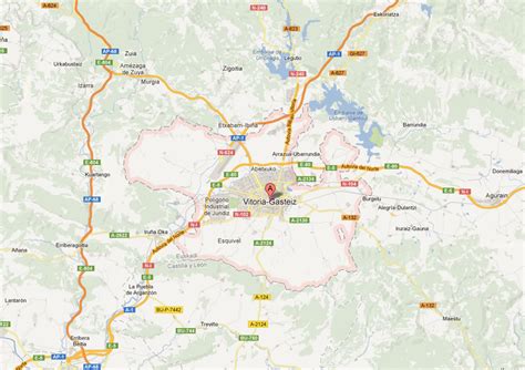 Vitoria Gasteiz Map