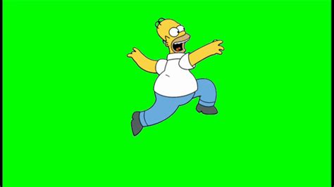 Homer Simpson Running - YouTube