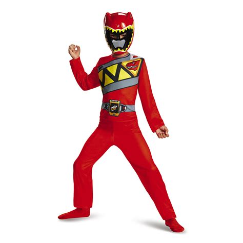 Power Rangers Halloween New Red Power Ranger Basic Boys Costume