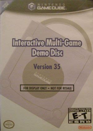 Interactive Multi Game Demo Disc v35 - Dolphin Emulator Wiki