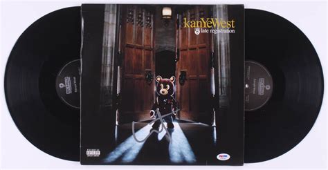 Kanye West Signed "Late Registration" Vinyl Record Album (PSA COA ...