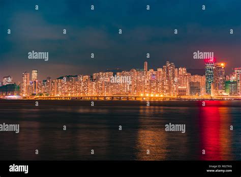 Hong Kong night view Stock Photo - Alamy