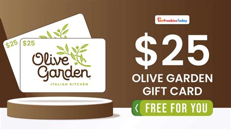 Free $25 Olive Garden Gift Card | GetFreebiesToday.com