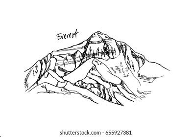 Best Everest Drawing Royalty-Free Images, Stock Photos & Pictures ...