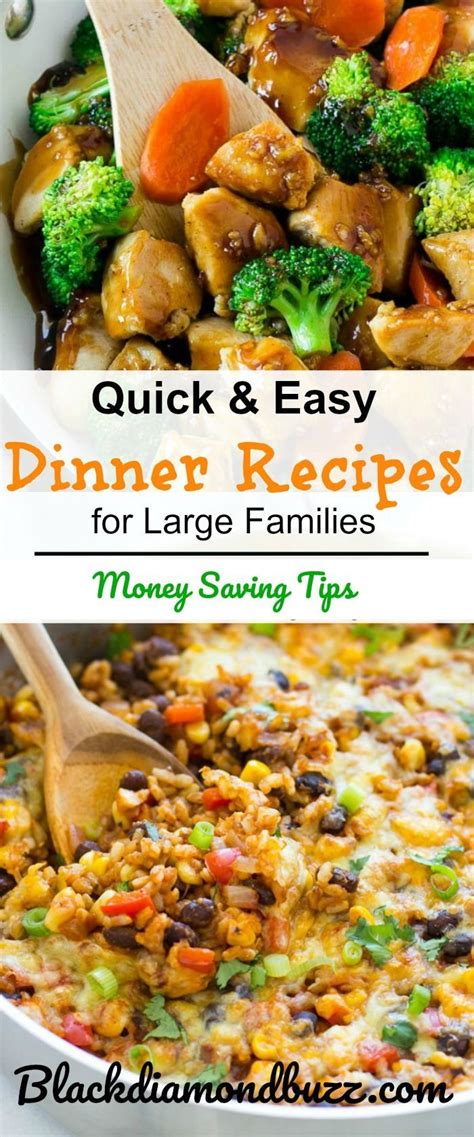 Easy Cheap Dinner Recipes For Family Of 6 These Recipes Are So Good You Won't Be Cooking ...