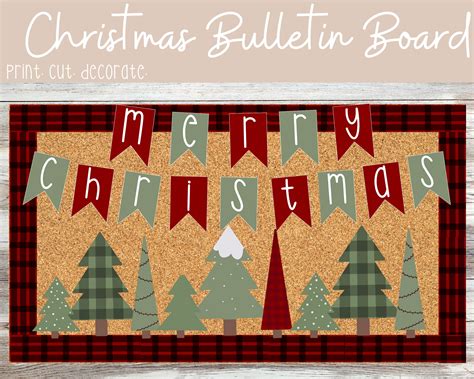 Christmas Bulletin Board Classroom Decor Printable - Etsy UK