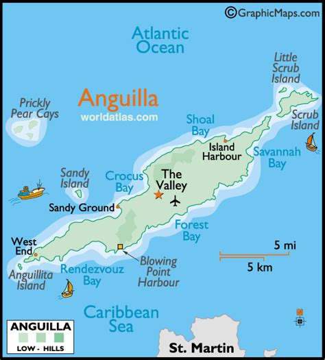 Anguilla Map - Guide of the World