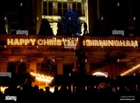 German Christmas Market Birmingham Stock Photo - Alamy