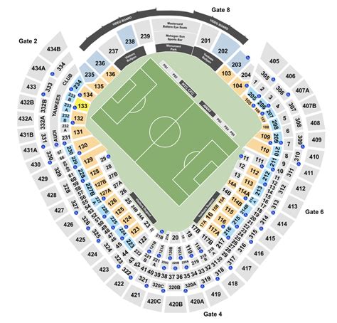 Yankee Stadium Seating Charts + Info On Rows, Sections and Club Seats