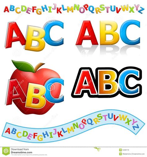 Abc 123 Border Clipart