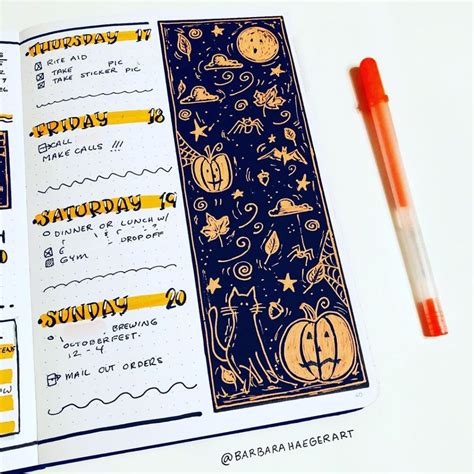 37 October Bullet Journal Ideas To Plan The New Month - The Creatives Hour