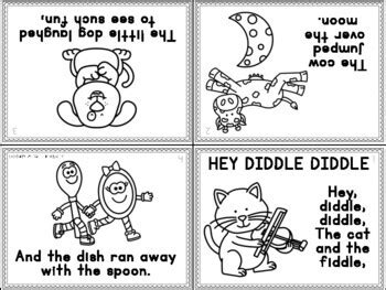 Hey Diddle Diddle Nursery Rhymes Posters, Readers and Printables!